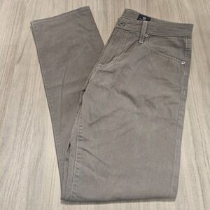 Adriano Goldschmied 32x34(32) The Everett Slim Straight Gray Geometric Pants